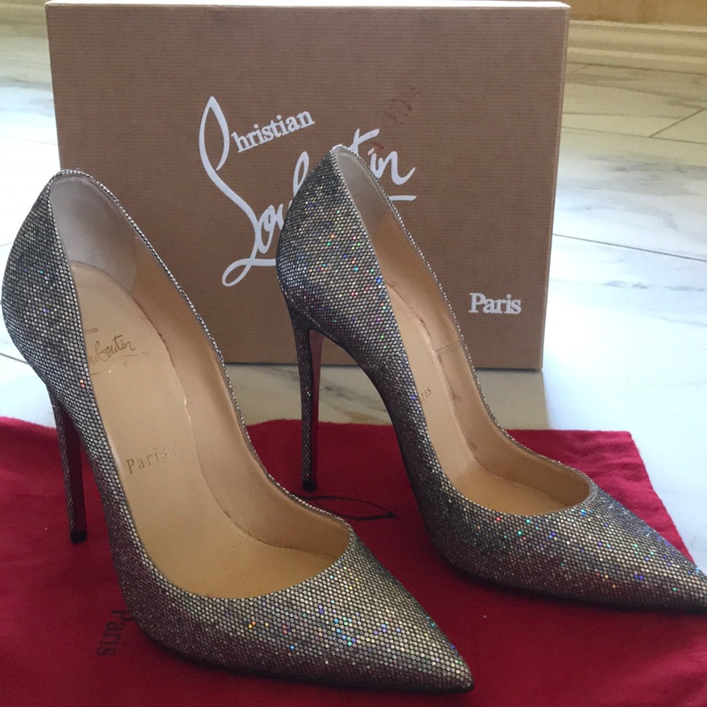 Christian Louboutin So Kate Glitter Disco Ball